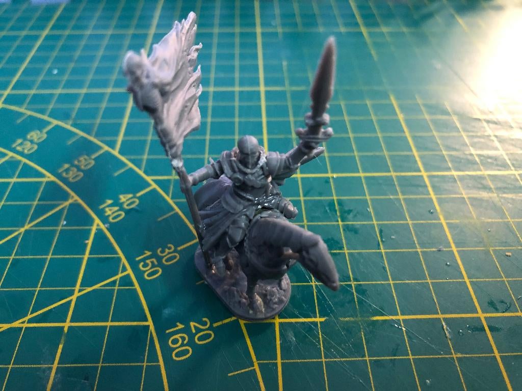 Kings of War Undead Standard Bearer, Hobby en Vrije tijd, Wargaming, Ophalen of Verzenden, Zo goed als nieuw, Overige soorten