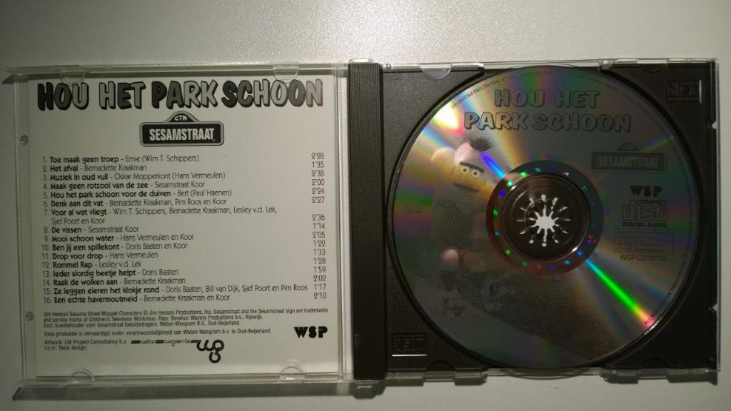 Sesamstraat - Hou Het Park Schoon, Cd's en Dvd's, Ophalen of Verzenden, Zo goed als nieuw, Muziek, 6 tot 9 jaar