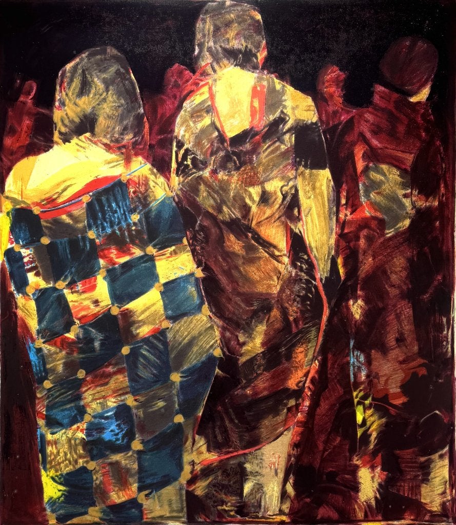 1120. Zeefdruk, Willem van Scheijndel - "Going to the ball"