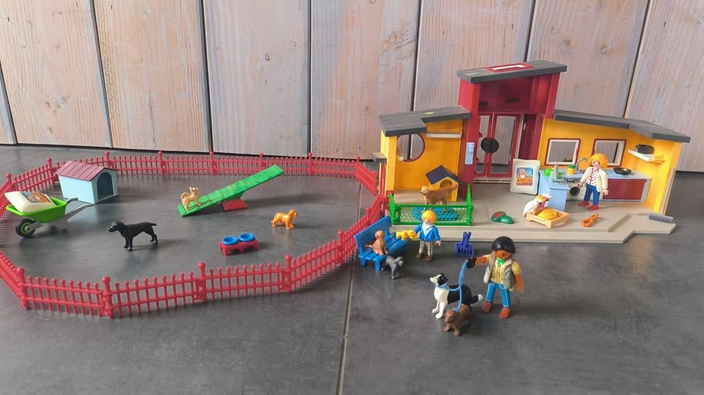 PLAYMOBIL 9275 Hondenpension - met handleiding, Ophalen of Verzenden, Zo goed als nieuw