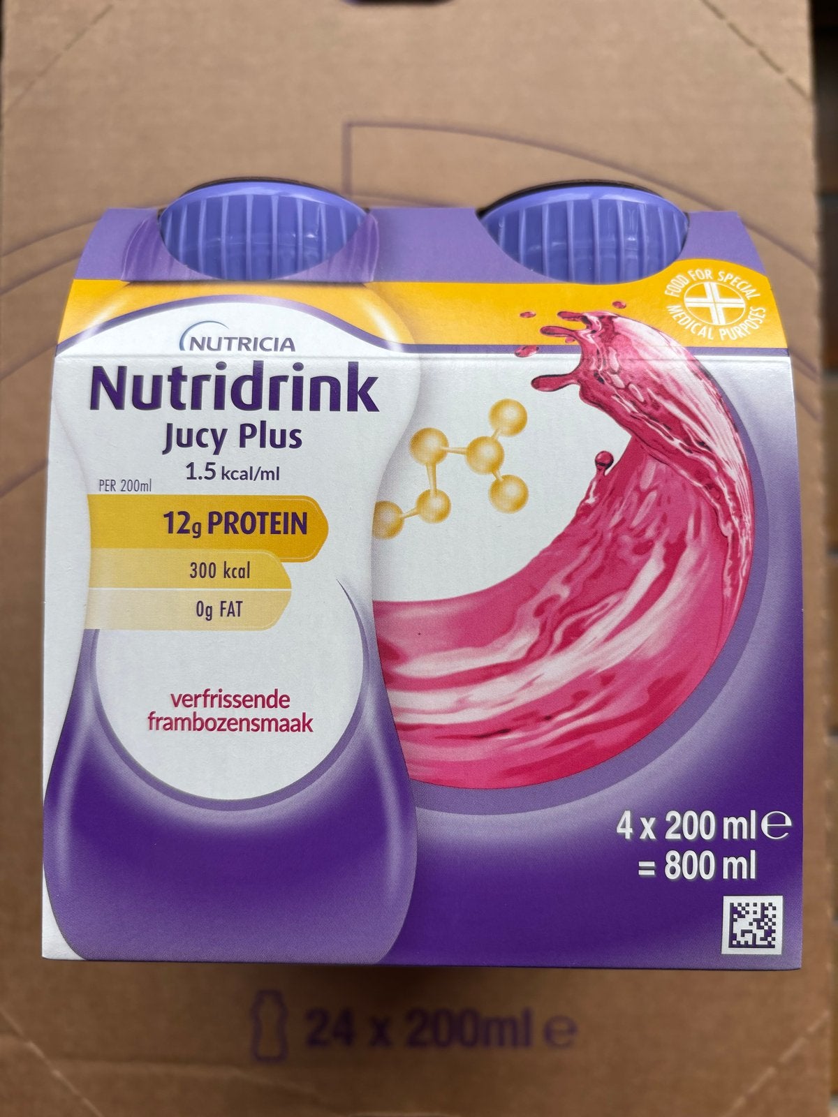 Nuttidrink Juicy plus (61 flesjes 3 smaken), Ophalen