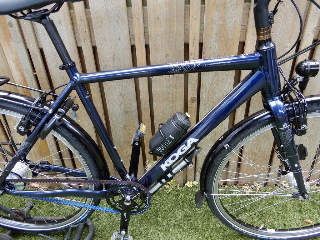Koga WorldTraveller-S 54 Cm Magura+Riemaandrijving+Son ZGAN!, Versnellingen, Zo goed als nieuw, 53 tot 57 cm, Ophalen
