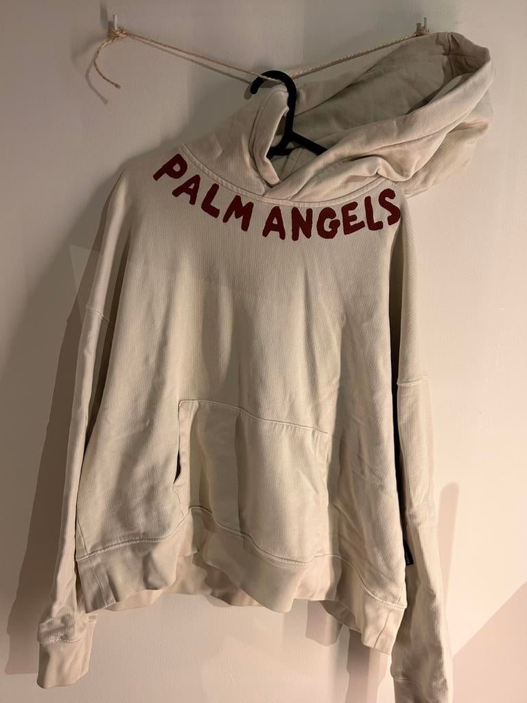 Palm Angels hoodie, Ophalen of Verzenden, Zo goed als nieuw, Maat 48/50 (M), Beige