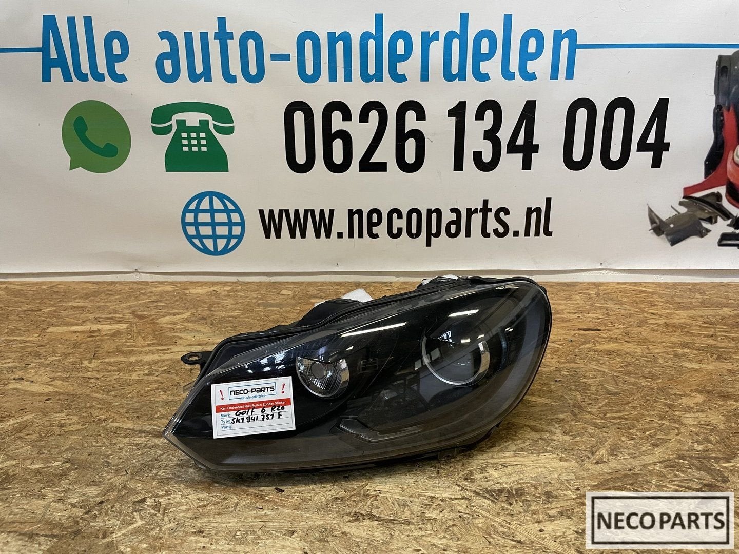 VOLKSWAGEN GOLF 6 R R20 XENON KOPLAMP BLACK 5K1941751F, Auto-onderdelen, Verlichting, Gebruikt, -, Volkswagen, -