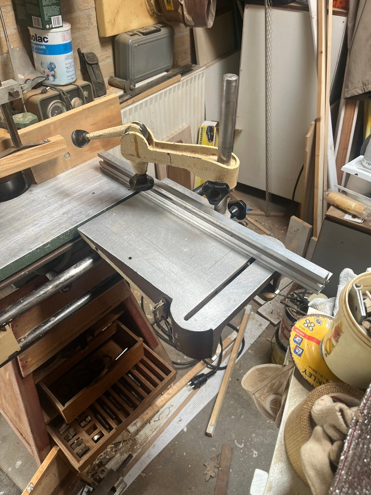 Professionele bovenfrees merk lurem, Doe-het-zelf en Verbouw, Gereedschap | Zaagmachines, Ophalen, Minder dan 30 mm, Gebruikt