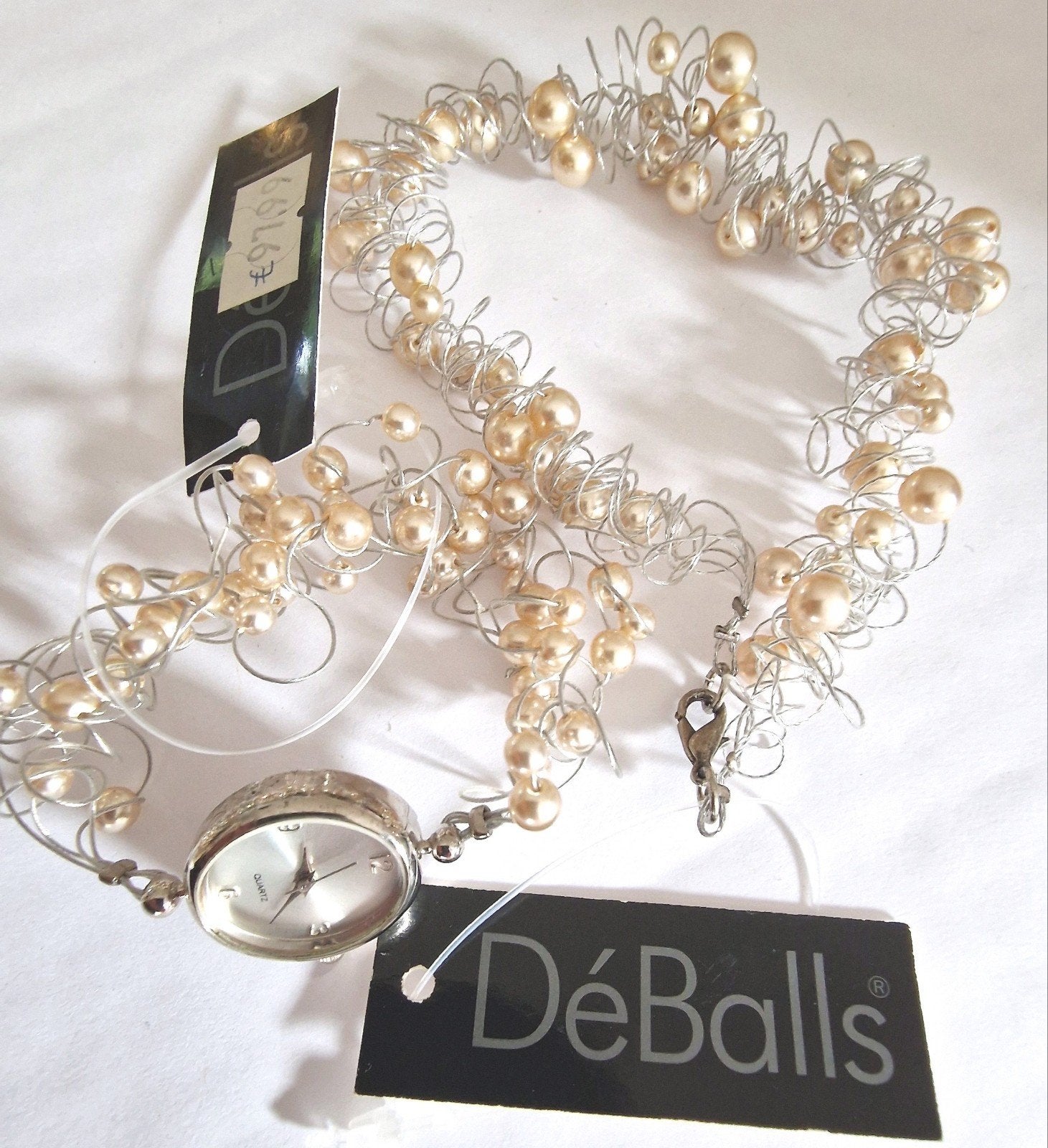 Bruidssieraden,  ketting en horloge Nieuw, Ophalen of Verzenden, Nieuw, Roze, Accessoires