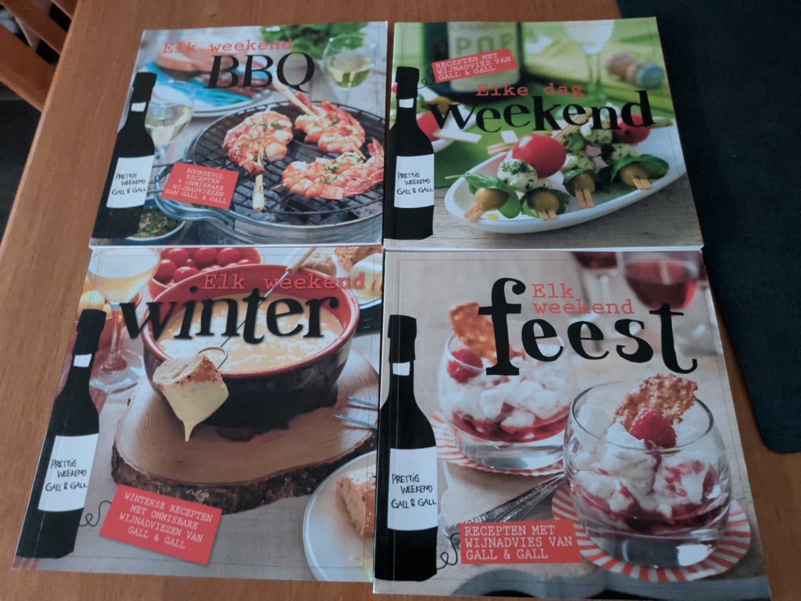 gall en gall 4 kookboeken, Ophalen of Verzenden, Nieuw