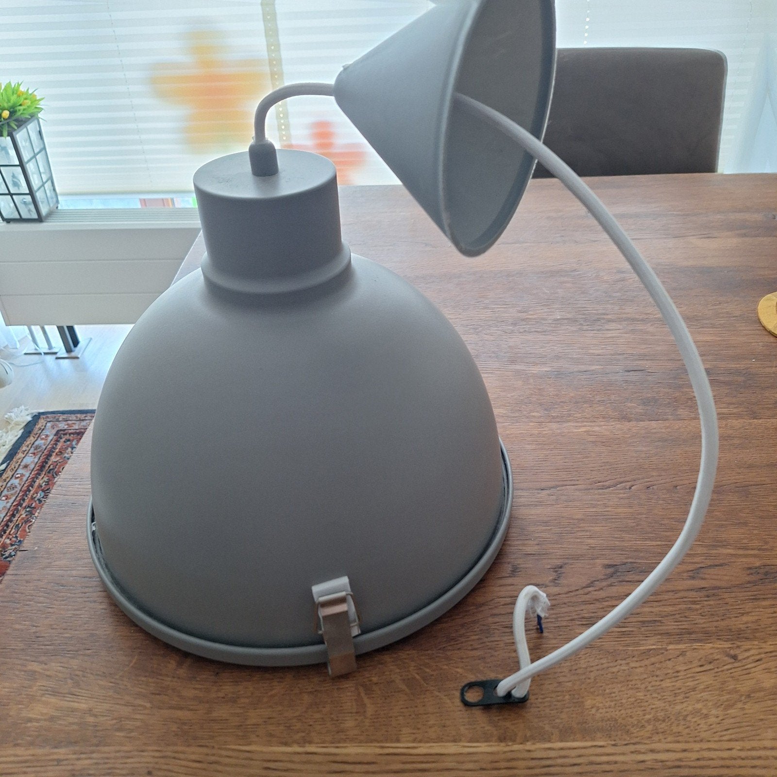 Hanglamp metaal grijs, Ophalen, Metaal