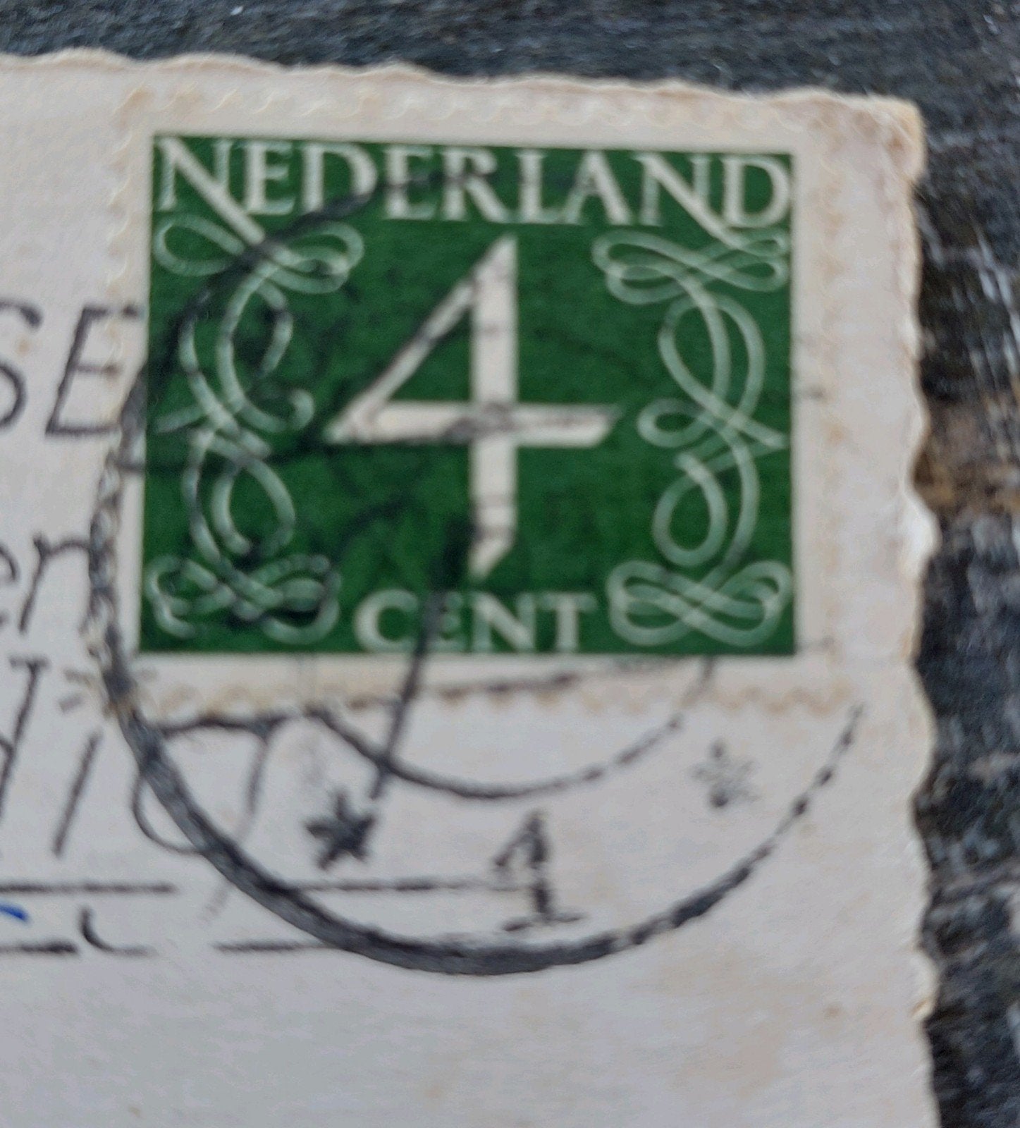 Nederlandse postzegel 4 cent - Gestempeld, Ophalen of Verzenden