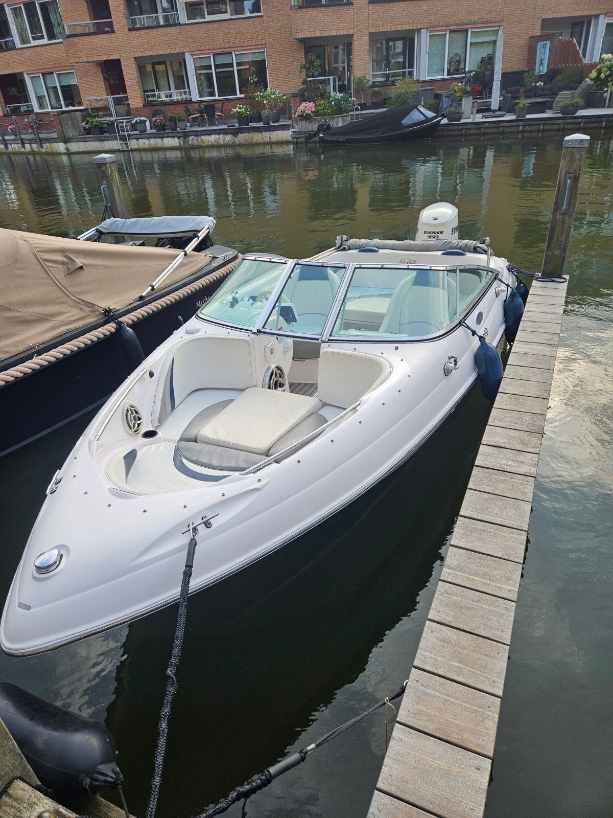 Fibrafort Style 190 met evinrude 150pk E-tec, Ophalen, Overige merken, Gebruikt, Elektrische start