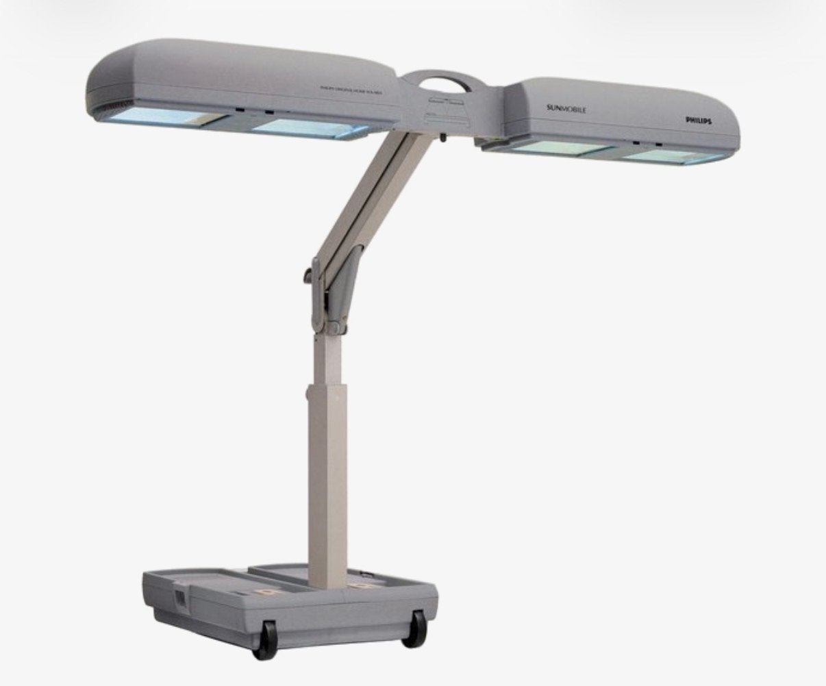 Philips Sunmobile HB 950 Zonnebank - Zo goed als nieuw, Witgoed en Apparatuur, Zonnebanken en Gezichtsbruiners, Ophalen of Verzenden