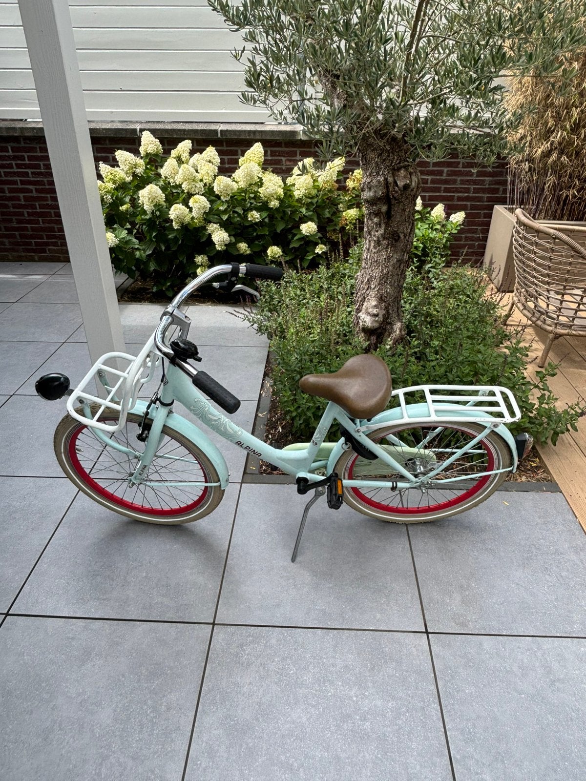 Meisjes fiets 22 inch Alpina Club, Ophalen, Zo goed als nieuw, 22 inch