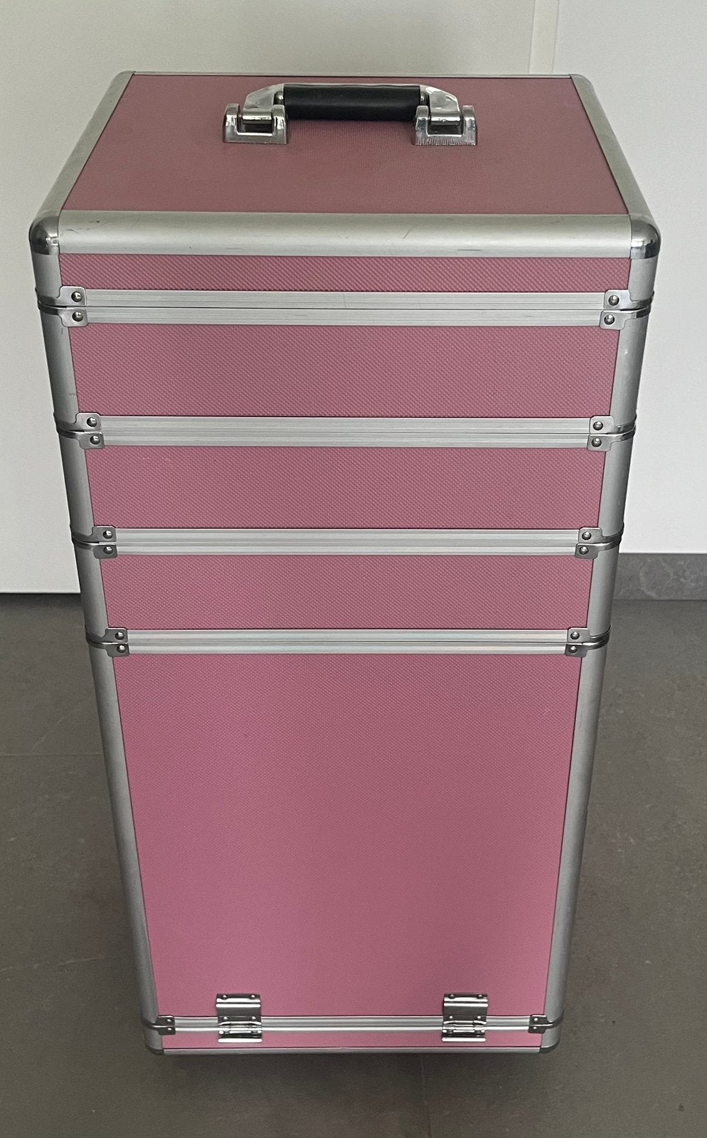 Beauty trolly roze, Ophalen, Zo goed als nieuw, Handen en Nagels, Make-up