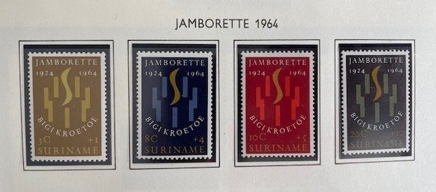 1964 Jamborette  4x , Ophalen of Verzenden, Postfris
