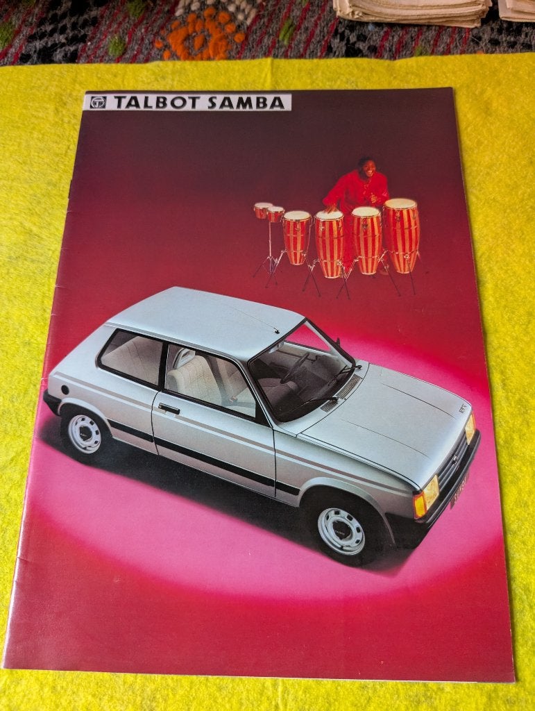 Talbot samba folder, Ophalen of Verzenden, Zo goed als nieuw, Overige merken