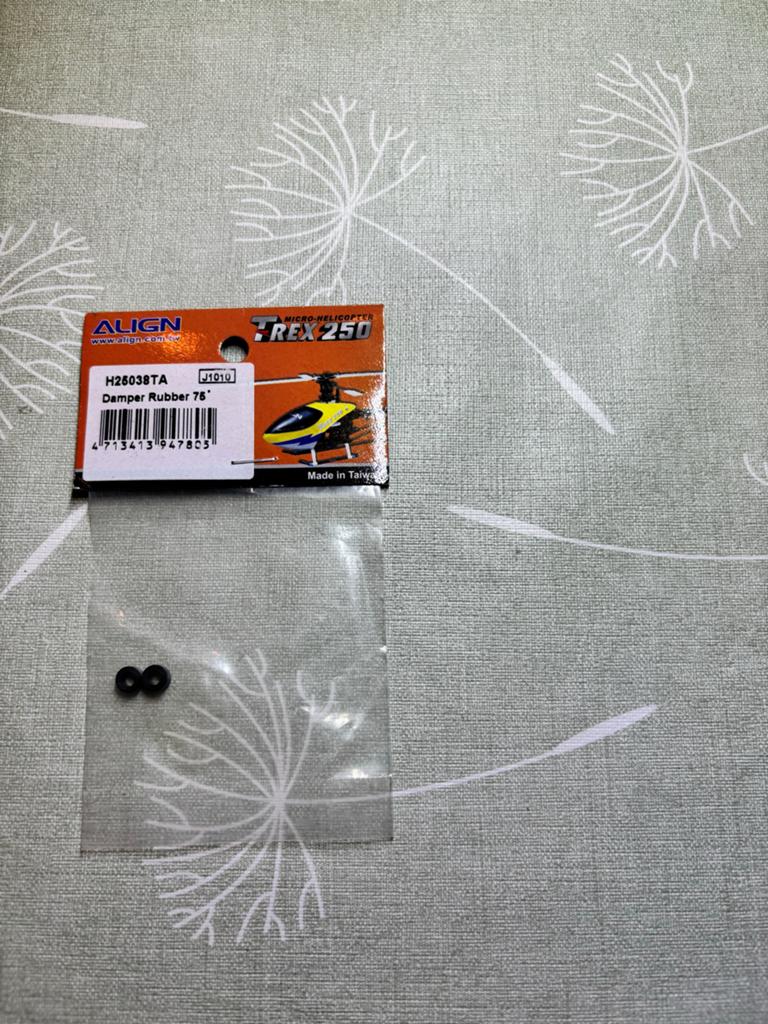 Align T-REX 250 Demper Rubber 75' - Nieuw, Ophalen of Verzenden, Nieuw, Helikopter