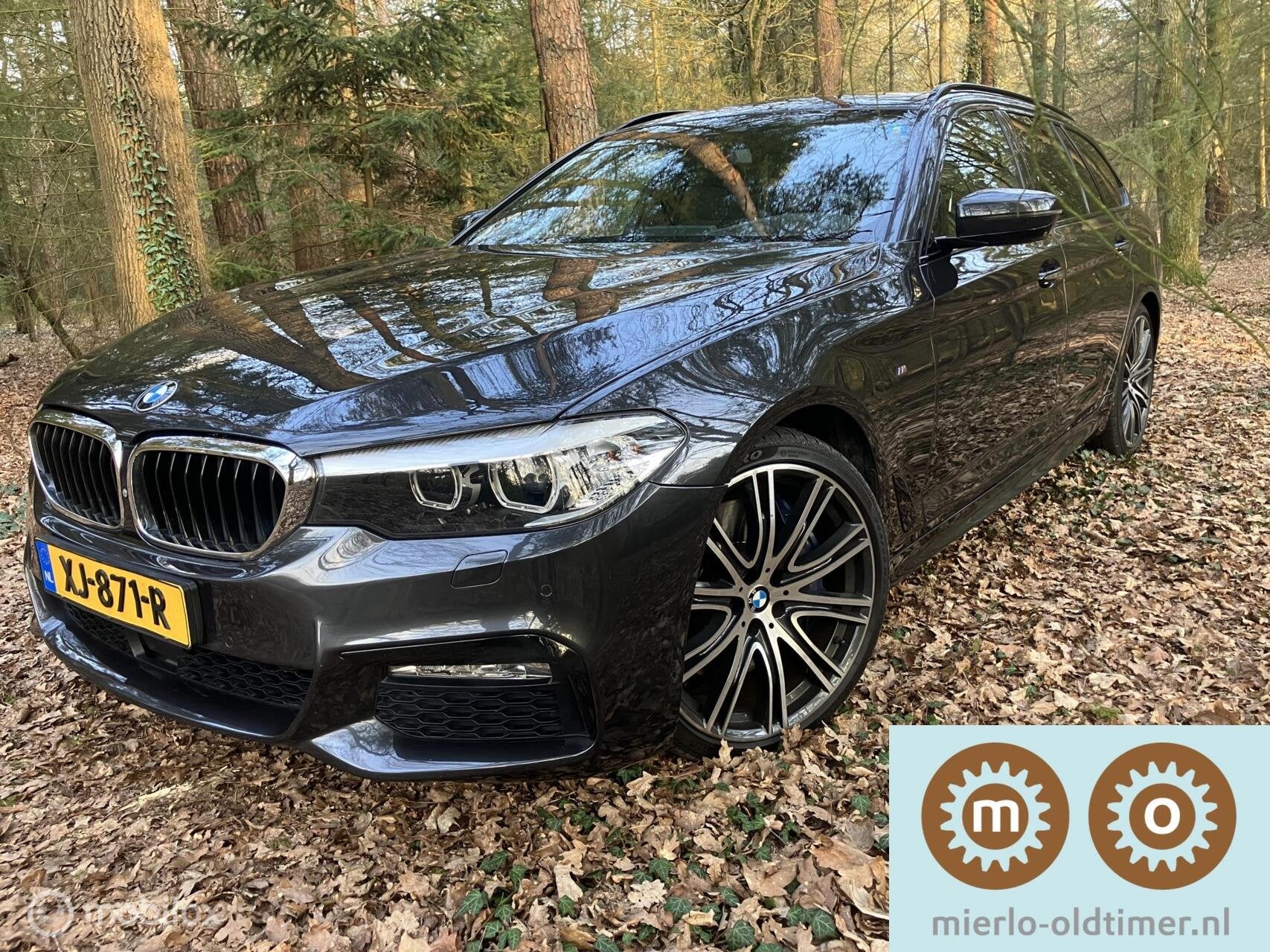BMW 540i Touring xDr M-Sport HighExec VOL 100% BMW onderhoud, Automaat, Gebruikt, 2000 kg, 340 pk