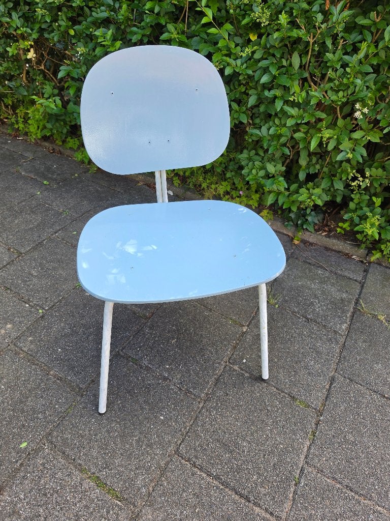 Vintage Auping stoel – ontwerp Wim Rietveld  overgeschilderd, Ophalen, Gebruikt, Bruin, Eén