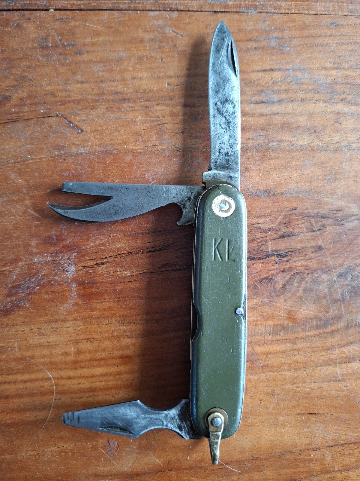Nederlands legerzakmes Amefa jaren 50, Ophalen of Verzenden, Landmacht, Nederland, Mes of Dolk
