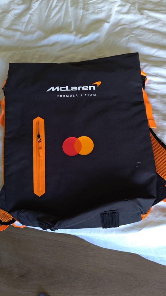 Rugtas Backpack official mclaren f1 mechandise, Ophalen of Verzenden, Nieuw, Overige kleuren, Overige jeansmaten