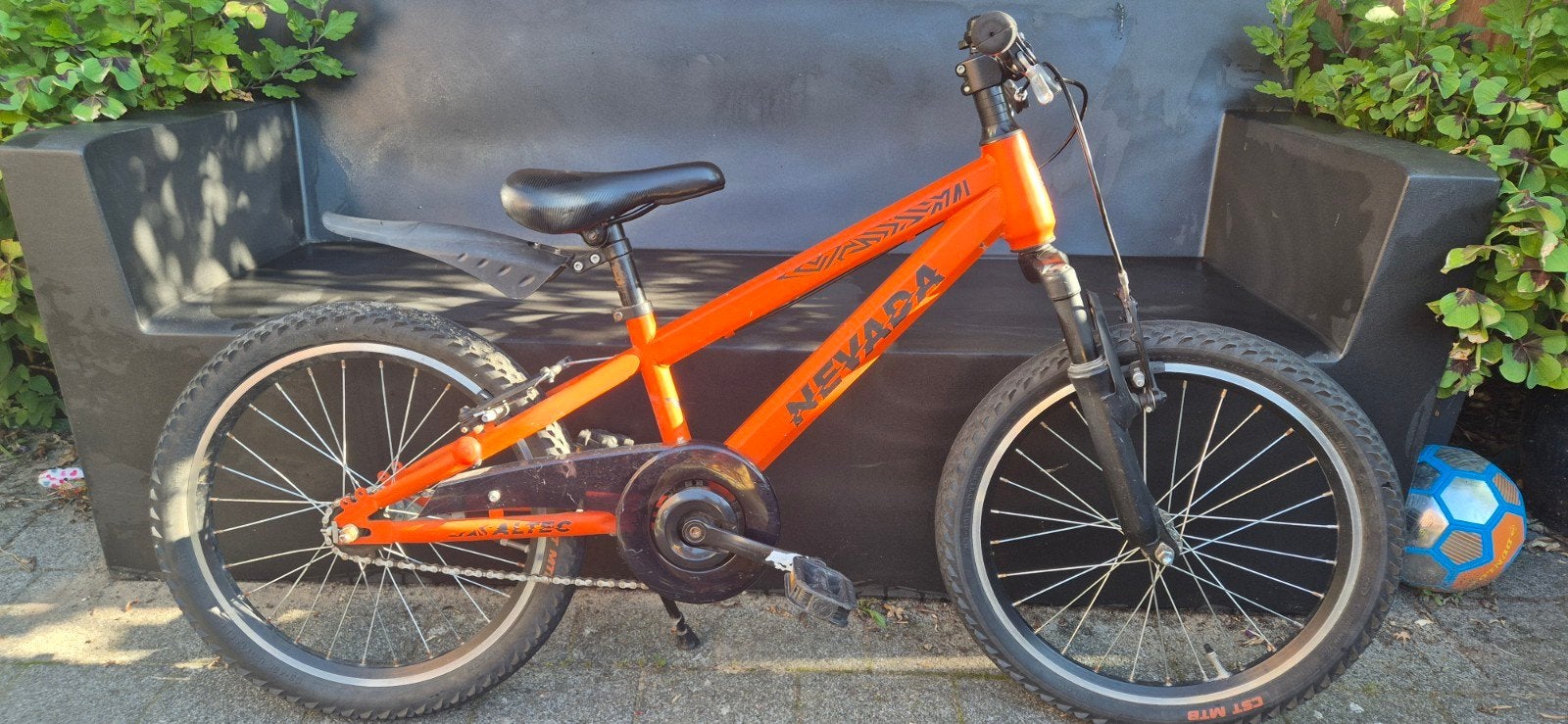 Nevada kinderfiets 20 inch - Oranje, Fietsen en Brommers, Fietsen | Kinderfietsjes, Ophalen, 20 inch of meer, Gebruikt, Nevada