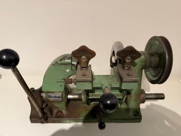 Vintage Borkey sleutelsnijmachine, Ophalen of Verzenden, Gebruikt