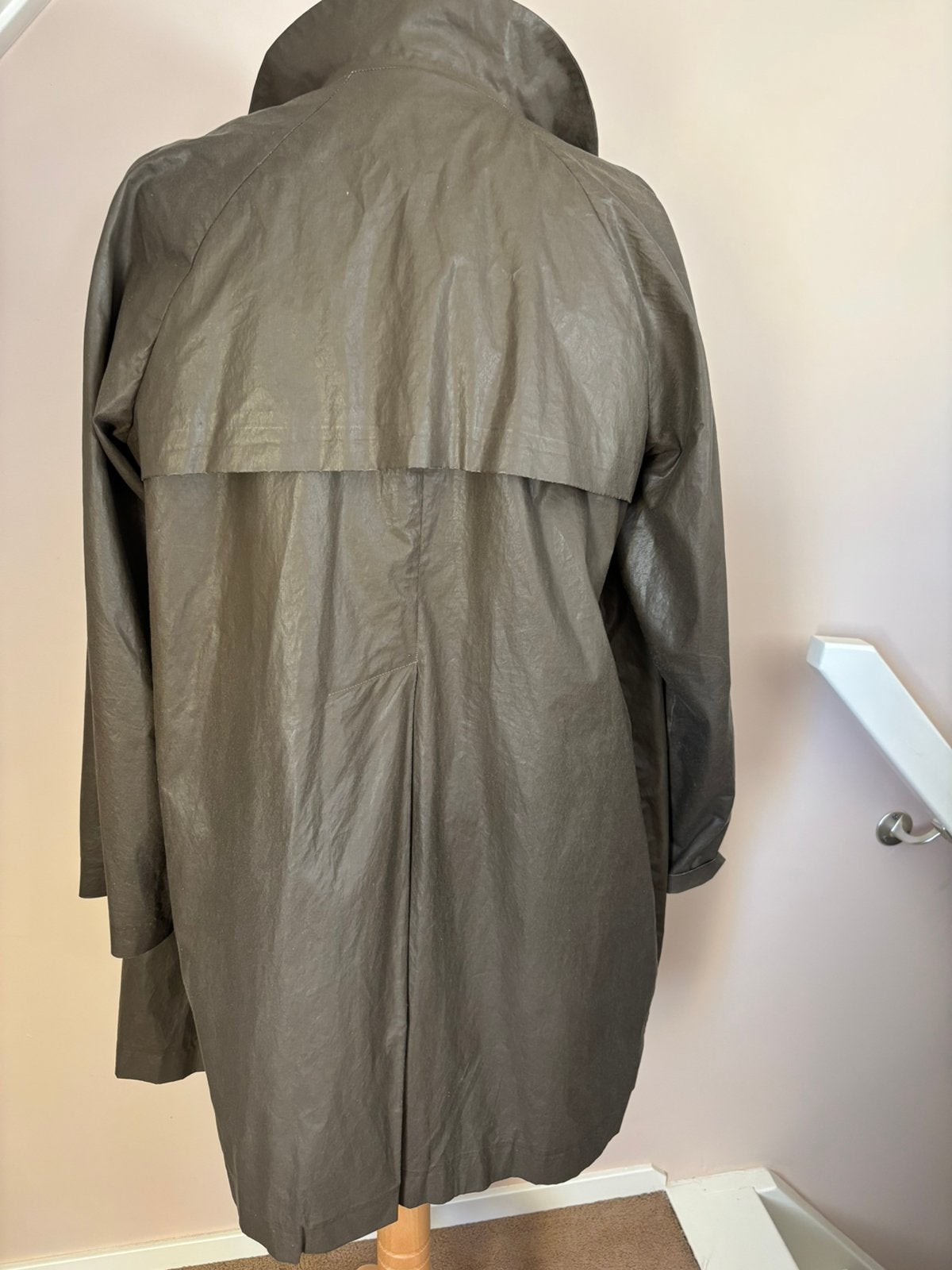 Sofie D’Hoore wax regenjas mt 38., Ophalen of Verzenden, Gedragen, Maat 38/40 (M), Bruin