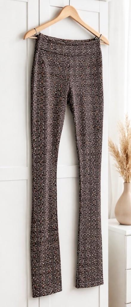 Eksept travelstof bruin zwarte legging nieuw maat XS, Legging, Maat 36/38 (S), Bruin, Nieuw