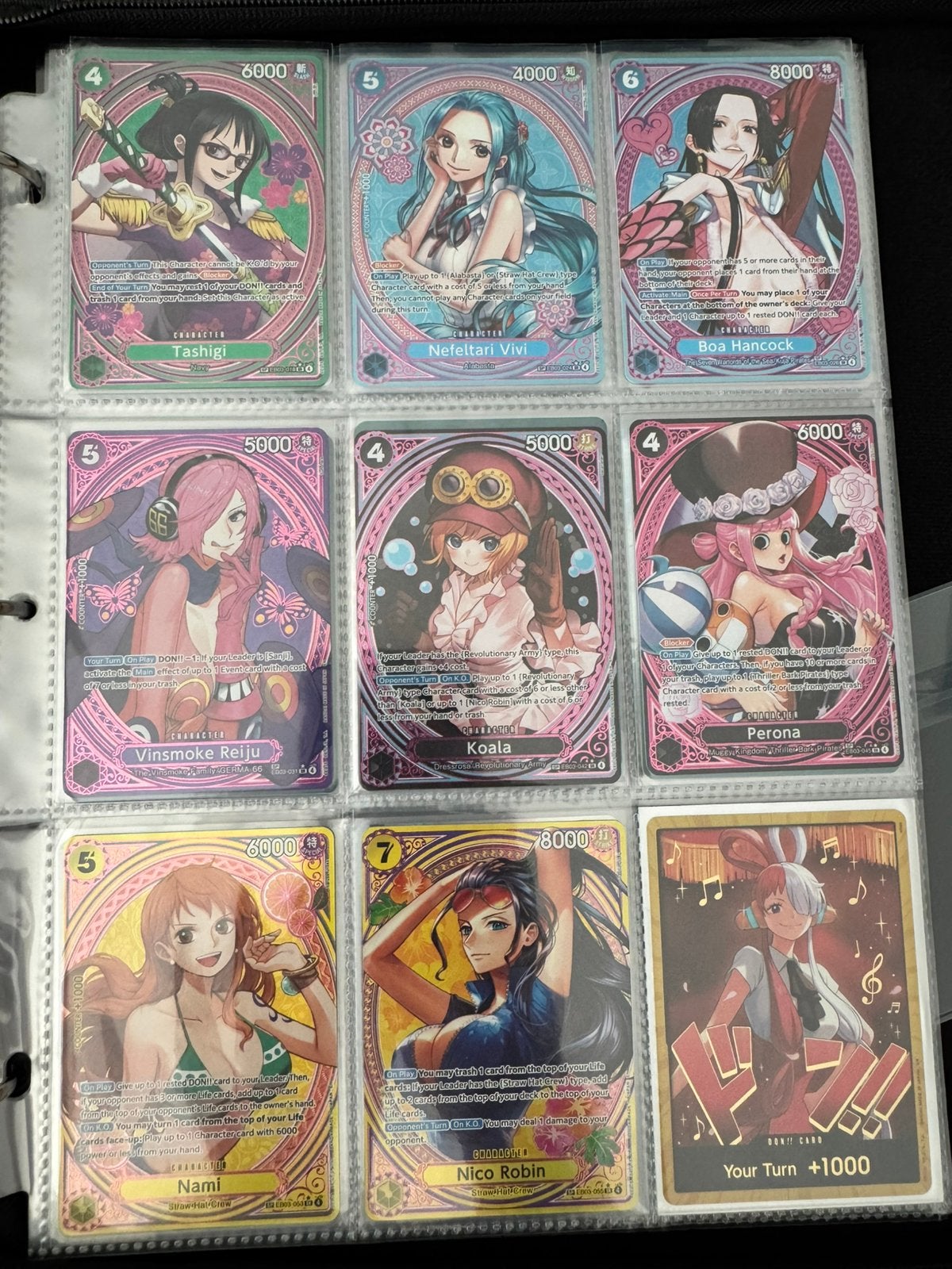 Complete set EB03 one piece TCG. Heroins, engelse kaarten, Ophalen of Verzenden, Zo goed als nieuw, Meerdere kaarten