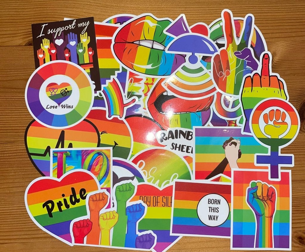 Lgbtq+ stickers, Verzenden, Nieuw, Meerdere stickers