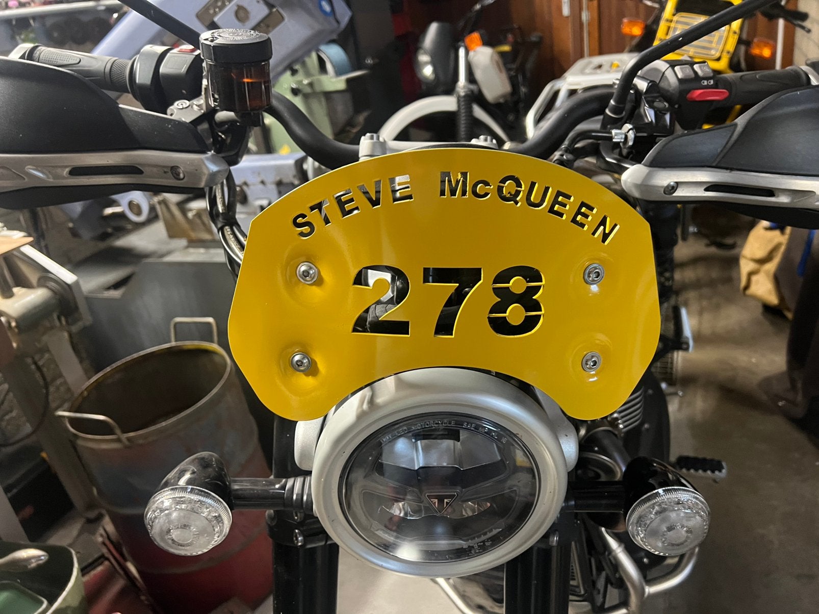 Triumph scrambler XC1200 STEVE Mc QUEEN windshield, Motoren, Ophalen of Verzenden
