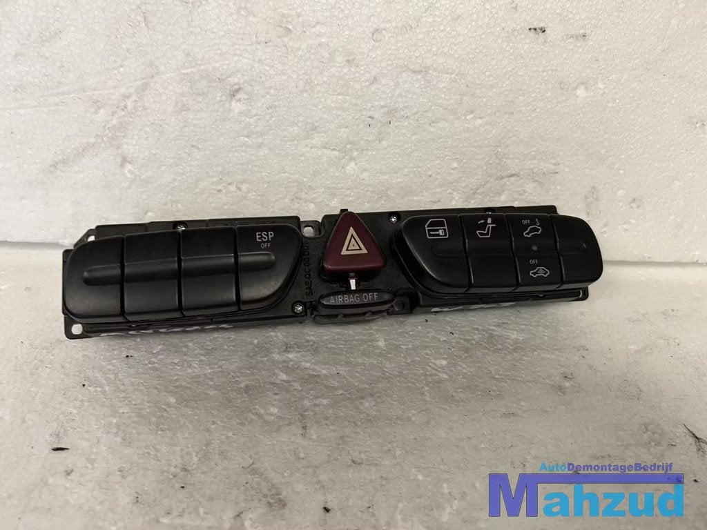 MERCEDES C-KLASSE W203 Alarmlicht schakelaar 2038216258, Gebruikt, Mercedes-Benz AG, Mercedes-Benz, Ophalen of Verzenden