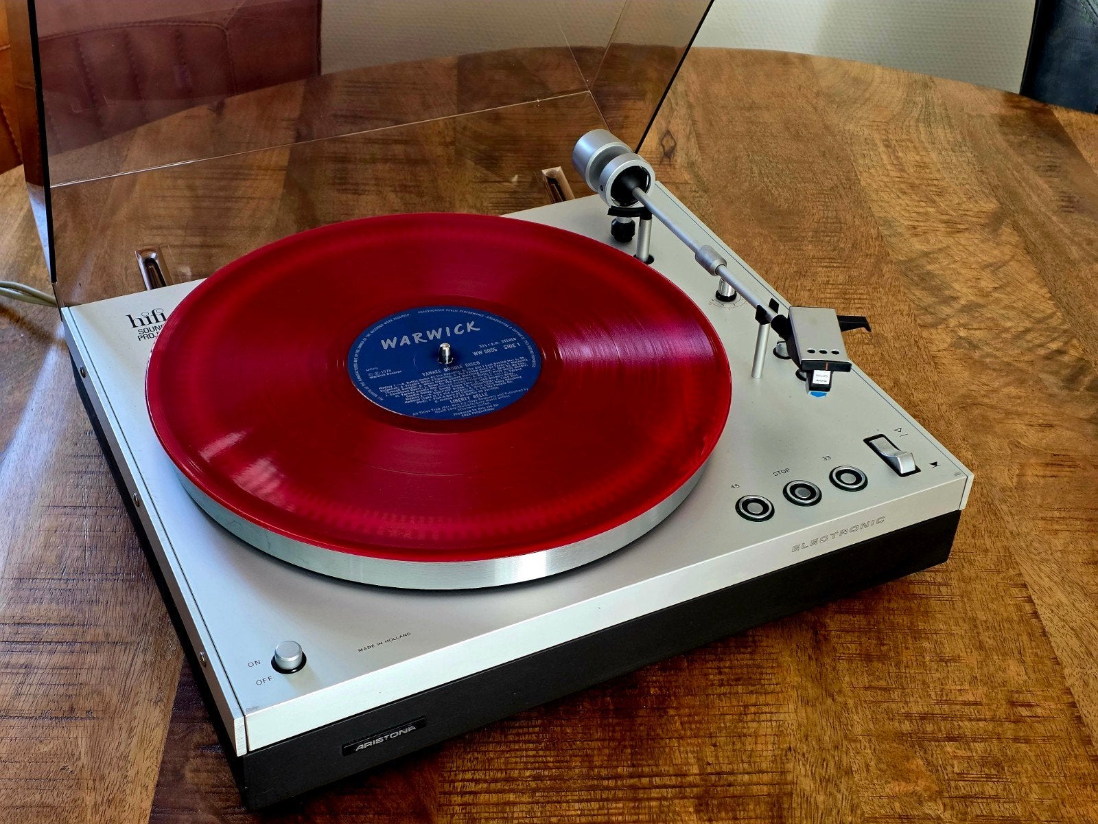 Aristona AR8540 (als Philips 212)   platenspeler, Philips, Gebruikt, Ophalen of Verzenden, Nvt