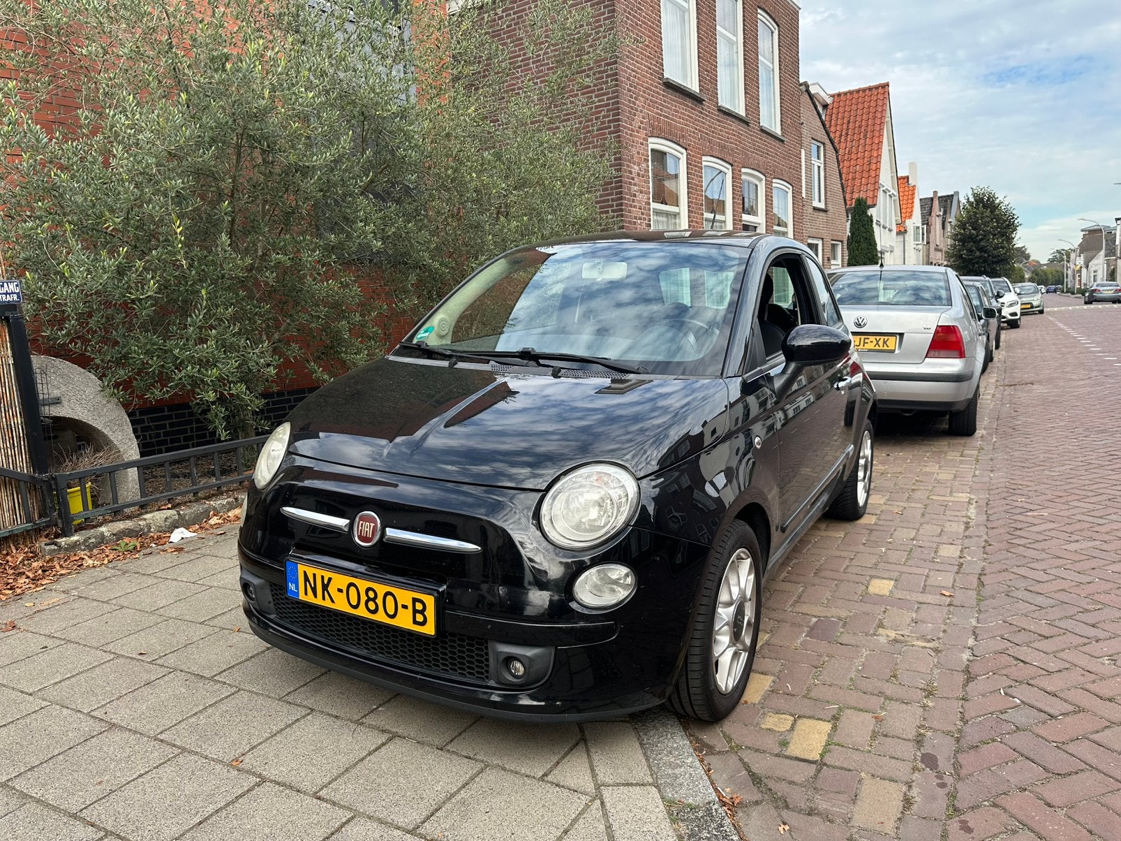 Fiat 500 1.2 C 2009 met nieuw scherm Carplay, Airco, Voorwielaandrijving, Verwarmde buitenspiegels, 4 cilinders, 840 kg