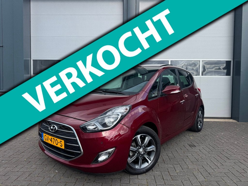 Hyundai Ix20 1.6i Premium Panoramadak Parkeercamera Leder, Auto's, Hyundai, Lichtsensor, 15 km/l, Gebruikt, 4 cilinders