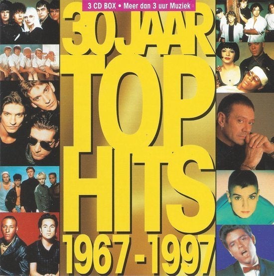 30 Jaar Top Hits 1967-1997 Originele 3CD Box., Ophalen of Verzenden, Nieuw in verpakking, Pop