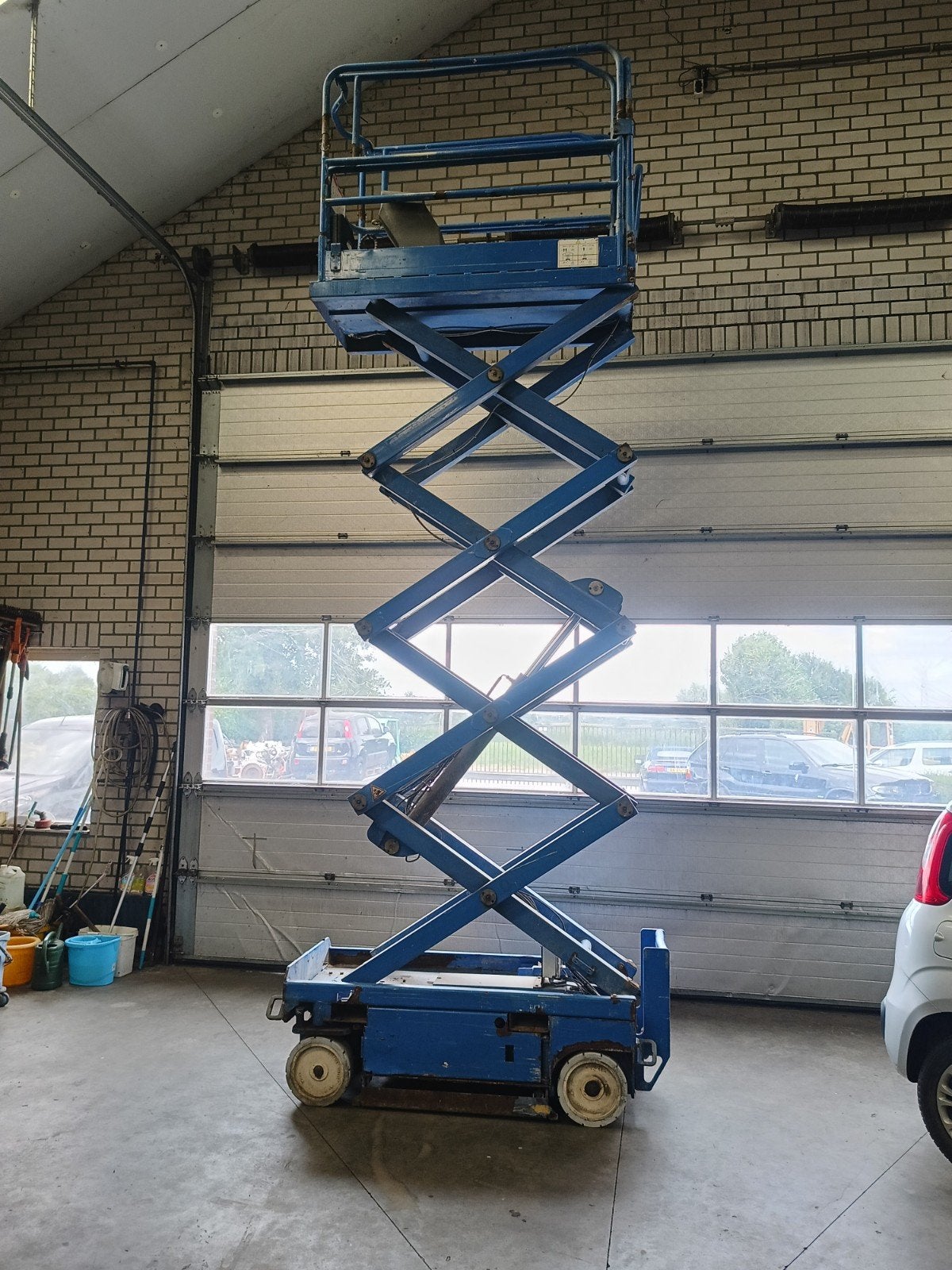 hoogwerker defect, Ophalen