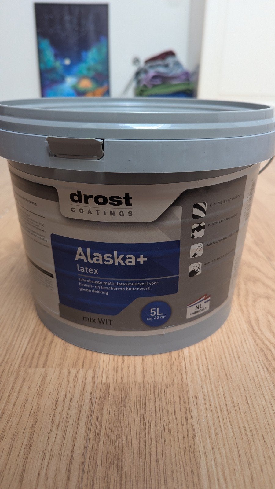 Sikkens latex 5L groen, Ophalen, 5 tot 10 liter, Nieuw, Verf