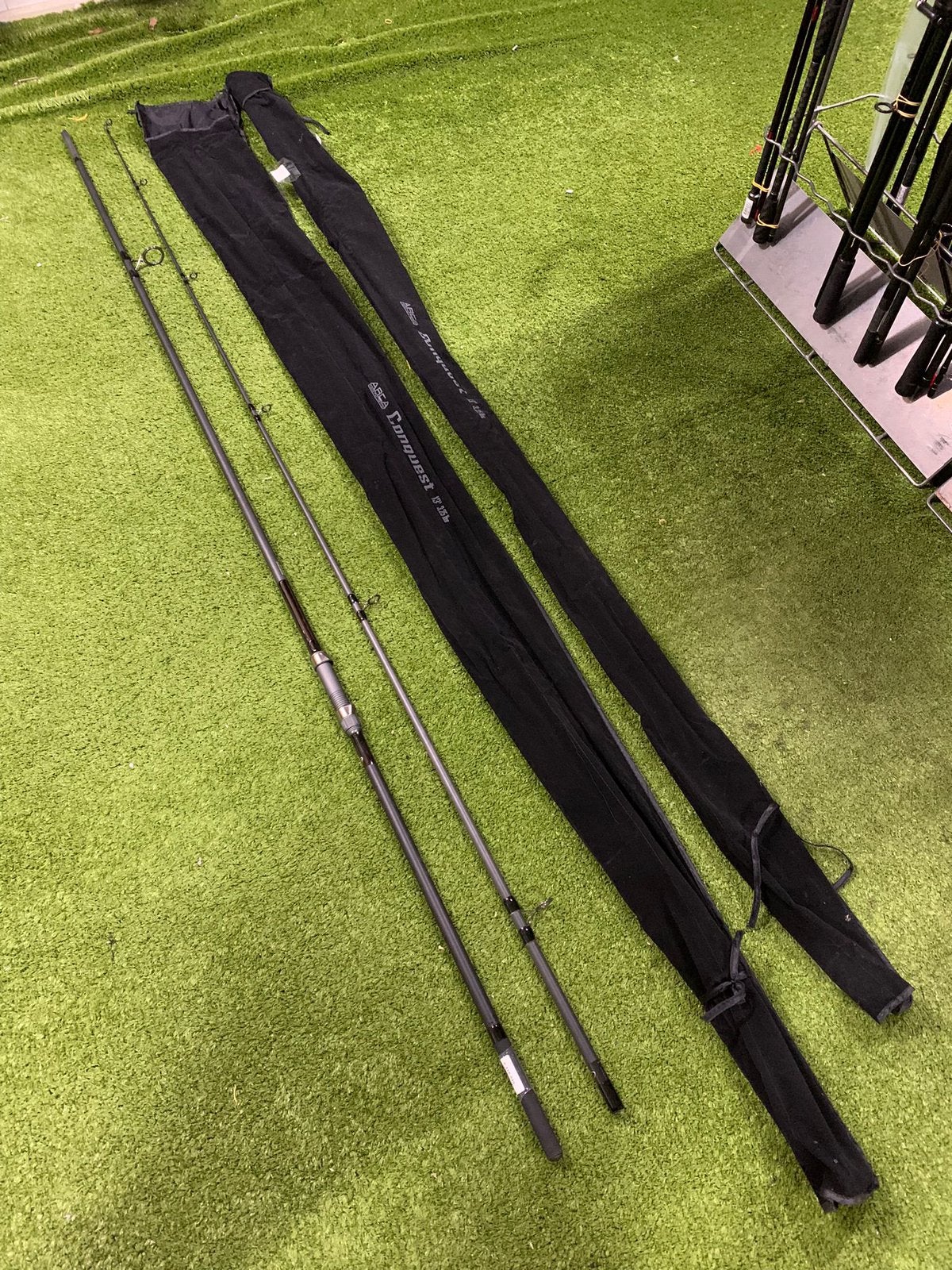 2x nieuwe Arca Conquest karperhengels, 3.90m & 3.25 lbs, Watersport en Boten, Hengelsport | Karpervissen, Ophalen of Verzenden