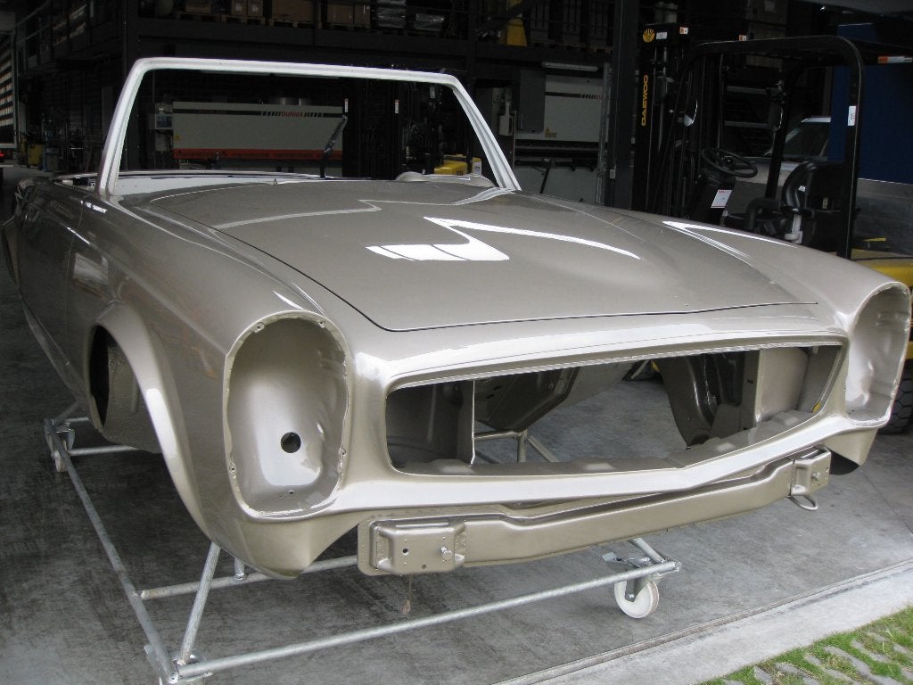 MERCEDES PAGODE 280SL  1968, Achterwielaandrijving, Cabriolet, Overige bekleding, Beige