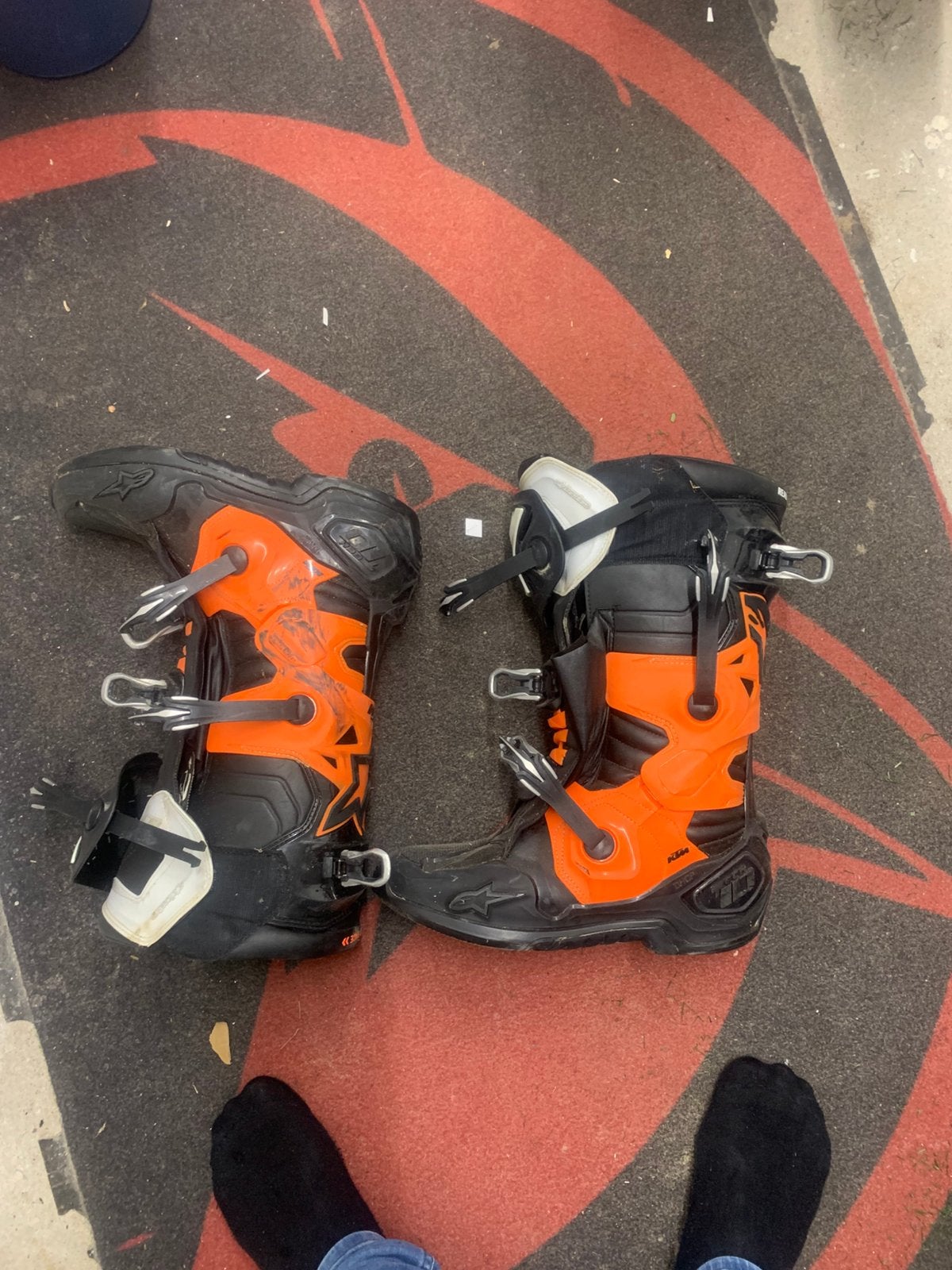 Alpinestars Tech 10 maat 45.5 Crosslaarzen, Motoren, Kleding | Motorkleding, Ophalen of Verzenden, Tweedehands, Laarzen