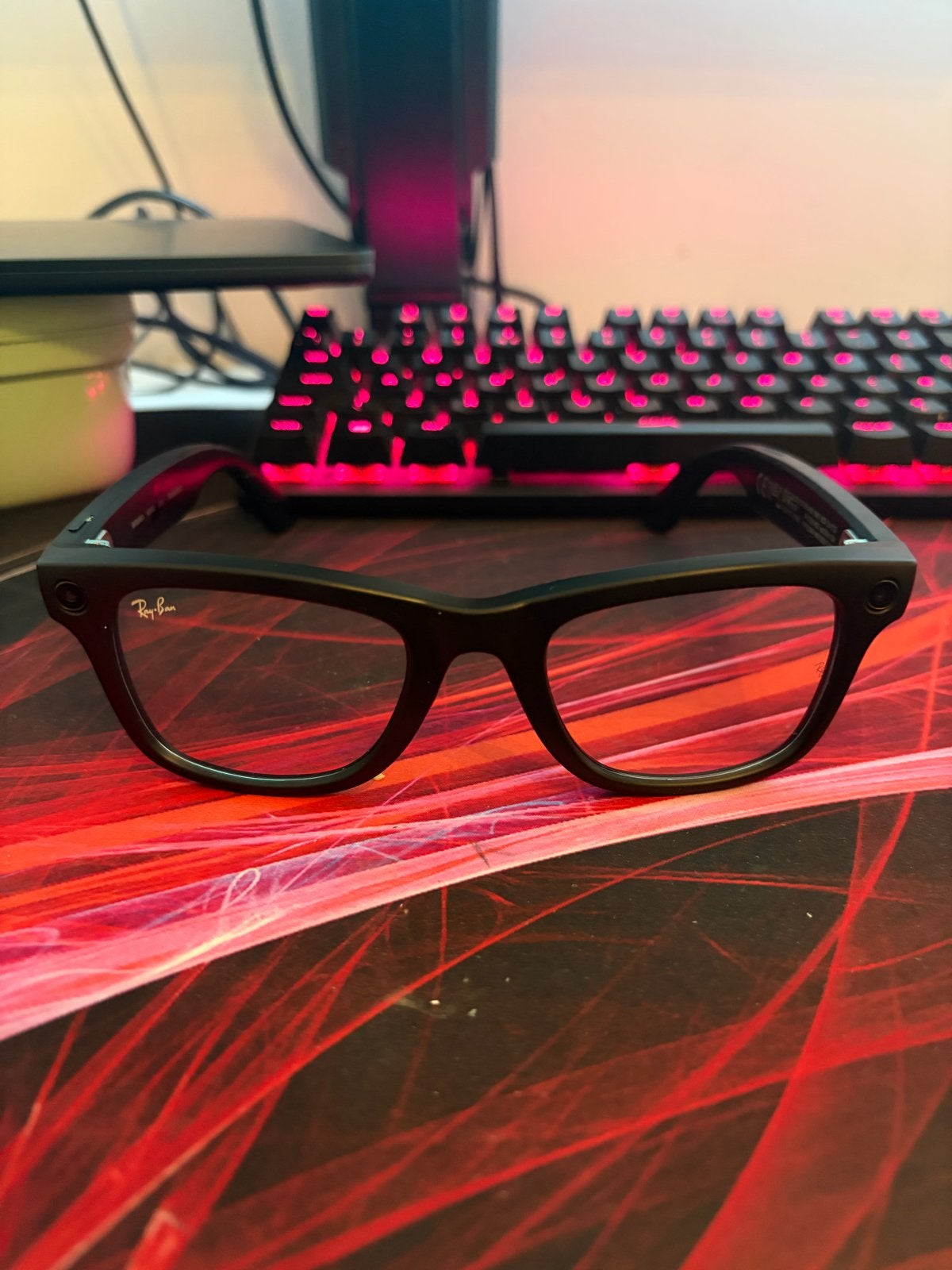 Ray-Ban Stories Wayfarer Smartbril met Oplaadcase, Zwart, Ophalen of Verzenden, Zo goed als nieuw, Ray-Ban