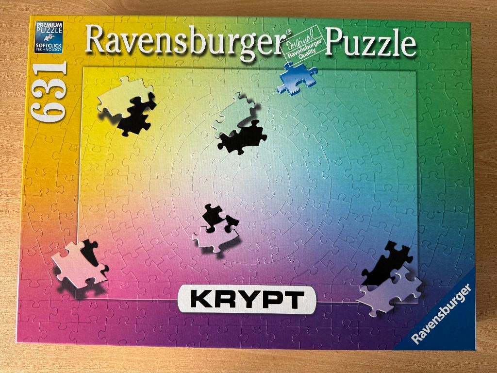 Ravensburger Krypt, Ophalen of Verzenden, 500 t/m 1500 stukjes, Zo goed als nieuw, Legpuzzel