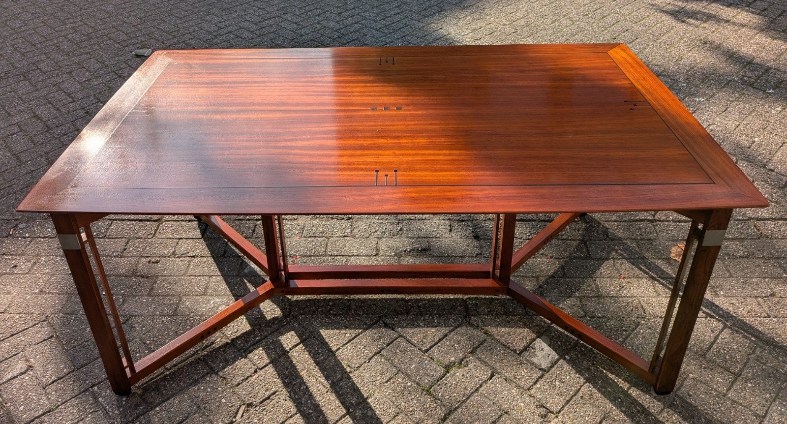 Art Deco Schuitema Sullivan eettafel, Ophalen, Overige materialen, Gebruikt, 100 tot 150 cm
