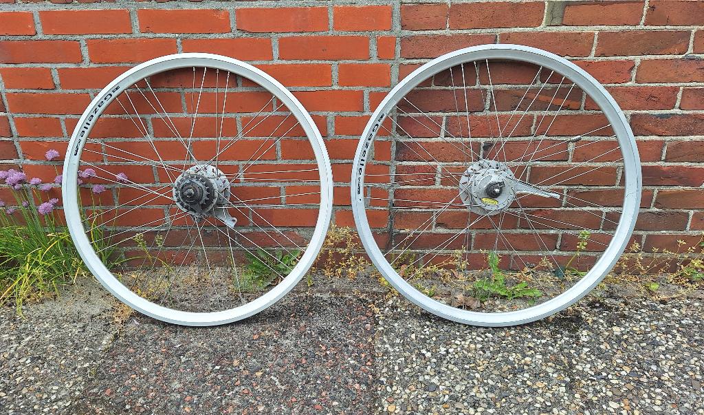 Wielset Gazelle, 8 versnellingen, Fietsen en Brommers, Ophalen of Verzenden