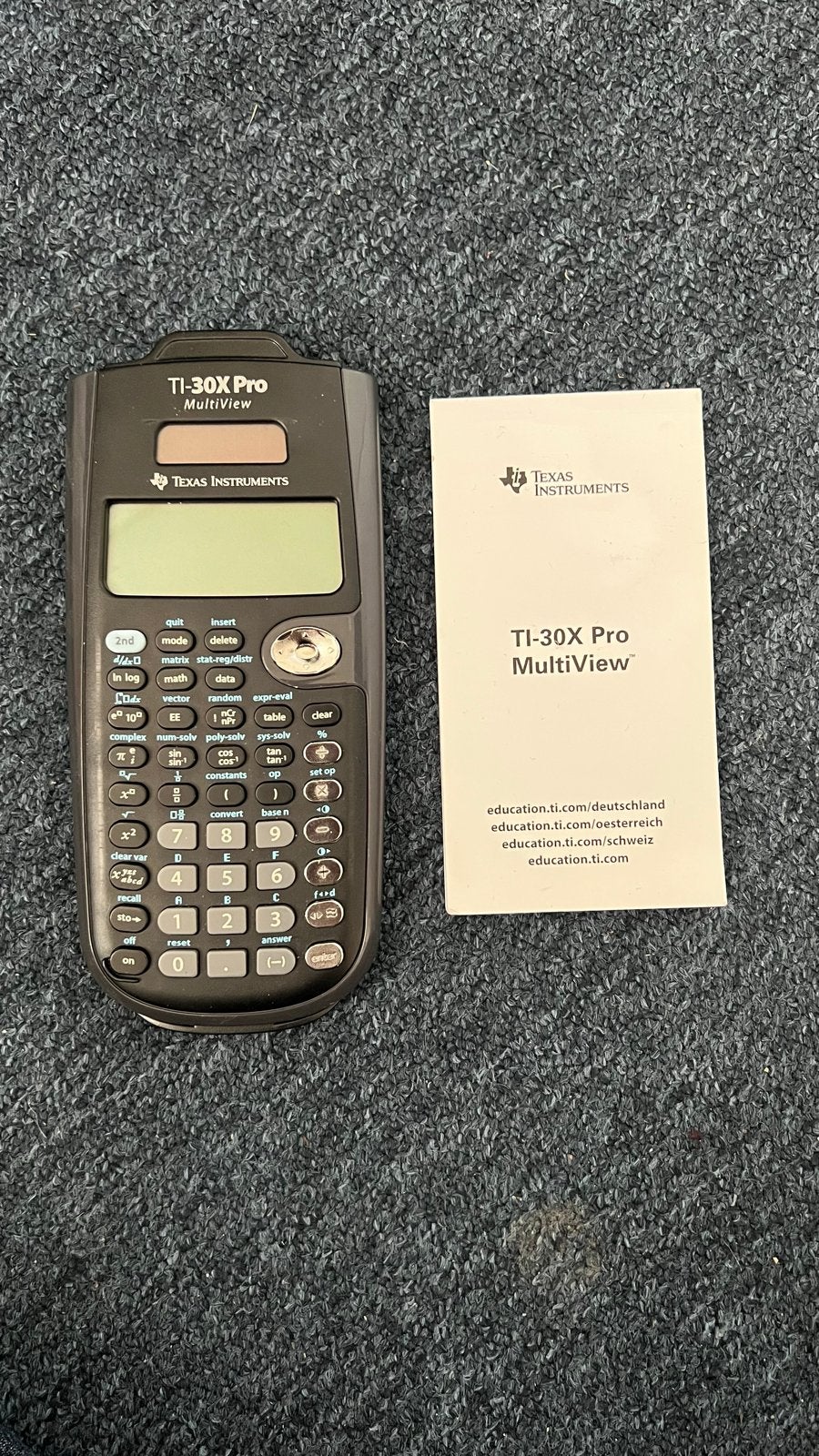 Texas Instruments TI-30X Pro, Ophalen of Verzenden, Zo goed als nieuw