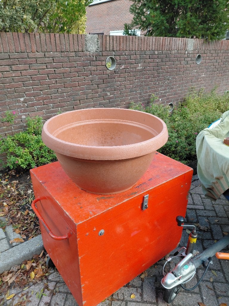Bloempot doorsnede 70 cm, Ophalen, Kunststof, 40 cm of meer, Rond