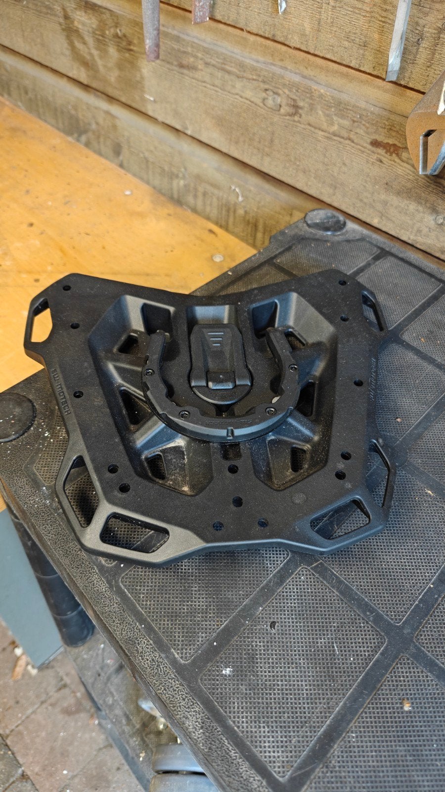 sw-motech streetrack adapterplaat, Motoren, Accessoires | Koffers en Tassen, Ophalen of Verzenden, Gebruikt