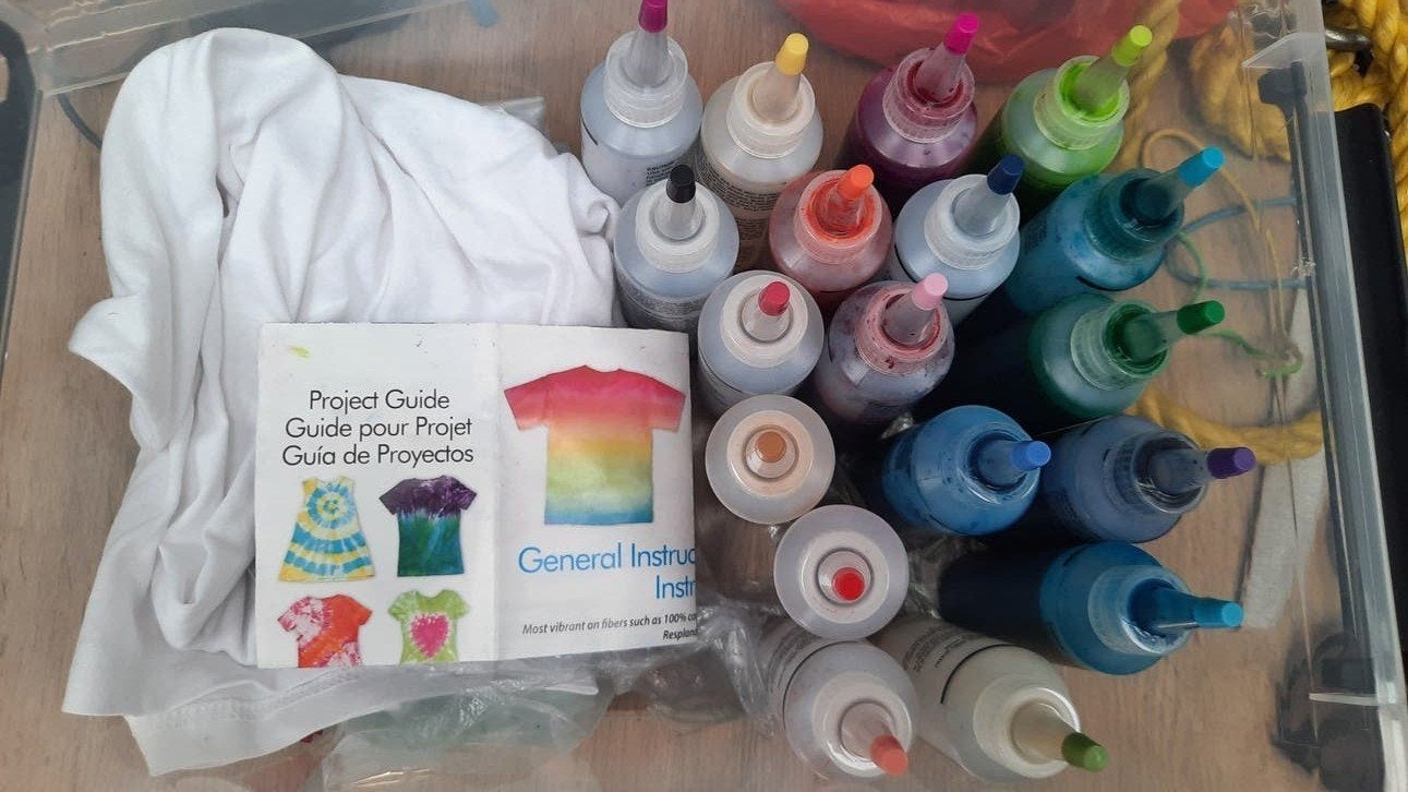 Tie-dye kit, Ophalen, Nieuw
