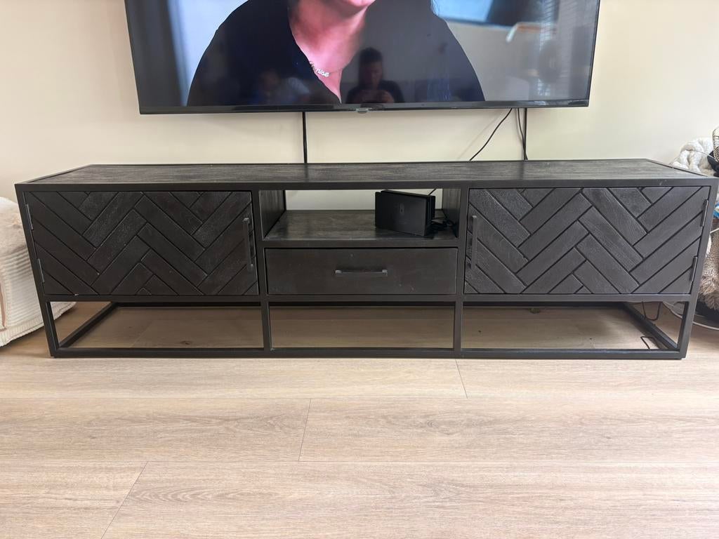 Tv kast, Ophalen, Overige materialen, 150 tot 200 cm, Zo goed als nieuw
